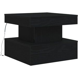 vidaXL Black Oak LED Coffee Table - Coffee Table vidaXL Black Oak LED Coffee Table - Coffee Table