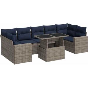 Vidaxl Garden Sofa Set - Durable Synthetic Rattan, Waterproof Storage Vidaxl Garden Sofa Set - Durable Synthetic Rattan, Waterproof Storage