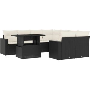 VidaXL Gartenmöbel-Set - Wetterfestes PE-Rattan, Wasserfester Stauraum, Verstellbarer Tisch VidaXL Gartenmöbel-Set - Wetterfestes PE-Rattan, Wasserfester Stauraum, Verstellbarer Tisch