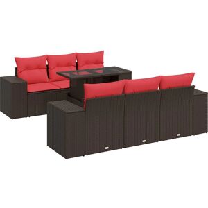 Vidaxl Garden Sofa Set Brown Acacia - Garden Furniture Vidaxl Garden Sofa Set Brown Acacia - Garden Furniture