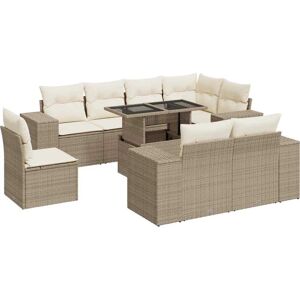 VidaXL Gartenmöbel-Set - Beige, Modular, Wetterfest VidaXL Gartenmöbel-Set - Beige, Modular, Wetterfest