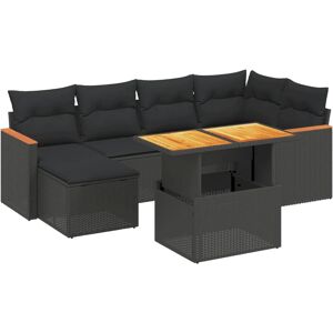 vidaXL Ute-møbelsett 7 deler - Hagemøbler og Bord vidaXL Ute-møbelsett 7 deler - Hagemøbler og Bord