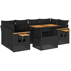 vidaXL 7-Piece Garden Sofa Set with Cushions - Garden Sofa Set vidaXL 7-Piece Garden Sofa Set with Cushions - Garden Sofa Set