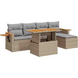 vidaXL Beigegrau Gartenmöbel-Set - Outdoor Möbel vidaXL Beigegrau Gartenmöbel-Set - Outdoor Möbel