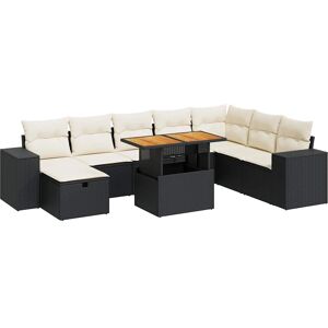 VidaXL Gartenmöbel-Set - Langlebiges Rattan, Wasserfester Stauraum VidaXL Gartenmöbel-Set - Langlebiges Rattan, Wasserfester Stauraum