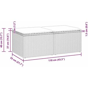 vidaXL 3328658 Outdoor Furniture Set - Weather-Resistant, Modular, Waterproof Storage vidaXL 3328658 Outdoor Furniture Set - Weather-Resistant, Modular, Waterproof Storage