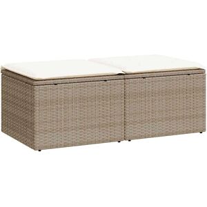 vidaXL Beiges Cremes Gartenmöbel-Set - Outdoor Furniture Set vidaXL Beiges Cremes Gartenmöbel-Set - Outdoor Furniture Set