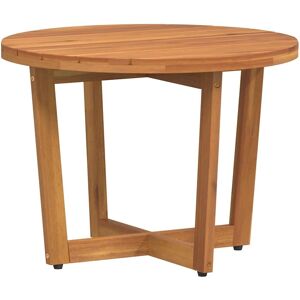 VidaXL Acacia Garden Side Table - Round, Durable Outdoor Furniture VidaXL Acacia Garden Side Table - Round, Durable Outdoor Furniture