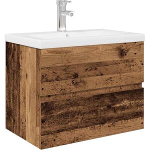 VidaXL Meuble lavabo en vieux bois, 60x38.5x45cm - Publicité VidaXL Meuble lavabo en vieux bois, 60x38.5x45cm - Publicité