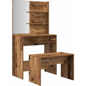 vidaXL Wooden Antique Dressing Table Set - Vanity & Storage vidaXL Wooden Antique Dressing Table Set - Vanity & Storage