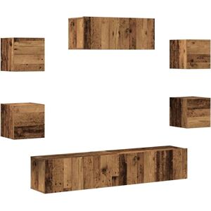 vidaXL 3329207 TV Cabinet - Space Saving Multi Colors Modern Design vidaXL 3329207 TV Cabinet - Space Saving Multi Colors Modern Design