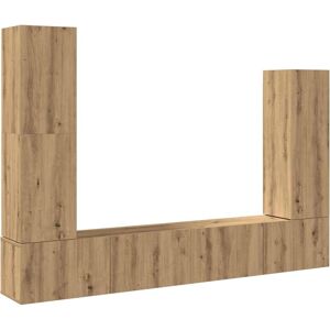 vidaXL 4-delt Vægmonteret TV-Set i Flere Farver vidaXL 4-delt Vægmonteret TV-Set i Flere Farver