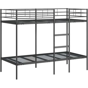 vidaXL Køjeseng - Stålramme, Sort, 100x190cm - Seng vidaXL Køjeseng - Stålramme, Sort, 100x190cm - Seng