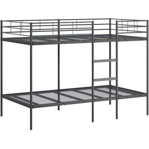 vidaXL Etagenbett Schwarz Stahl 107x203 cm - Etagenbett vidaXL Etagenbett Schwarz Stahl 107x203 cm - Etagenbett