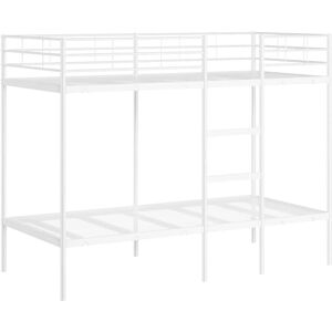 vidaXL Etagenbett Weiß 90x200 cm Stahl vidaXL Etagenbett Weiß 90x200 cm Stahl