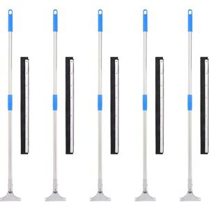 vidaXL Gulvrengjørere - 5 stk, stål & gummi, 60,5x119,5 cm vidaXL Gulvrengjørere - 5 stk, stål & gummi, 60,5x119,5 cm
