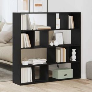 VIDAXL Rovere Nero 105x24x102 Cm Regal - Stauraum & Raumteiler VIDAXL Rovere Nero 105x24x102 Cm Regal - Stauraum & Raumteiler