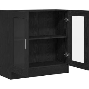 vidaXL Schwarzes Eichen Bücherregal - Modern 82,5cm Aufbewahrung vidaXL Schwarzes Eichen Bücherregal - Modern 82,5cm Aufbewahrung