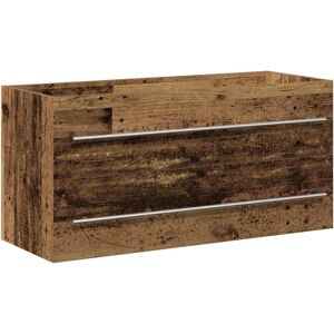 VIDAXL Retro Bathroom Wall Cabinet - 100x38.5x48 cm VIDAXL Retro Bathroom Wall Cabinet - 100x38.5x48 cm