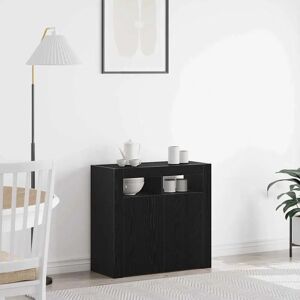 vidaXL TV-Schrank - Modernes Design, LED-Beleuchtung, 80x35x75cm - TV Cabinet vidaXL TV-Schrank - Modernes Design, LED-Beleuchtung, 80x35x75cm - TV Cabinet