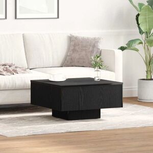 vidaXL Table basse noire - Bois contruit 60 x 60 x 31,5 cm - Publicité vidaXL Table basse noire - Bois contruit 60 x 60 x 31,5 cm - Publicité