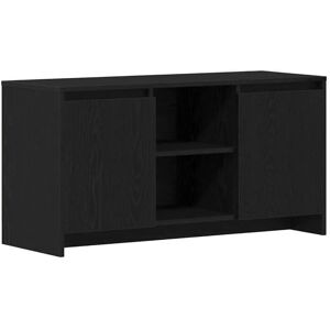 vidaXL Meuble TV en Noir Chêne - TV Stand - Publicité vidaXL Meuble TV en Noir Chêne - TV Stand - Publicité