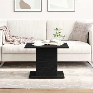 Vidaxl - Kaffeetisch Schwarz Eiche 55,5x55,5x40 cm Massivholz Vidaxl - Kaffeetisch Schwarz Eiche 55,5x55,5x40 cm Massivholz