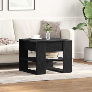 vidaXL Table basse - Chêne noir - Design carré moderne - Publicité vidaXL Table basse - Chêne noir - Design carré moderne - Publicité