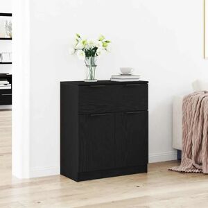 vidaXL Sideboard Schwarz - Modernes Eichenmöbel mit Stauraum vidaXL Sideboard Schwarz - Modernes Eichenmöbel mit Stauraum