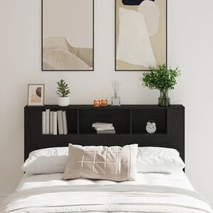 vidaXL Tête de lit avec Rangement en Chêne Noir - Tête de lit Storage - Publicité vidaXL Tête de lit avec Rangement en Chêne Noir - Tête de lit Storage - Publicité