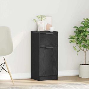 Vidaxl - Black Oak Sideboard - 30x30x70 cm Vidaxl - Black Oak Sideboard - 30x30x70 cm