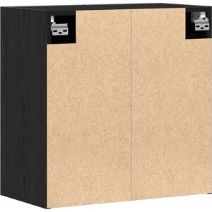Vidaxl Schwarzer Eichen Wandschrank 60x31x60 cm - Wandregal Vidaxl Schwarzer Eichen Wandschrank 60x31x60 cm - Wandregal