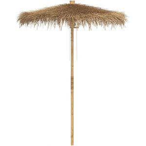 vidaXL 180cm Bamboo Tiki Umbrella with Banana Leaf Canopy for Outdoor Shade vidaXL 180cm Bamboo Tiki Umbrella with Banana Leaf Canopy for Outdoor Shade