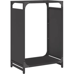 vidaXL Firewood Rack Black 44x28x65 cm Cold Rolled Steel vidaXL Firewood Rack Black 44x28x65 cm Cold Rolled Steel