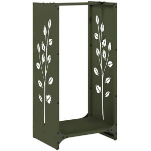 vidaXL Firewood Rack - Durable Steel Storage - 40x30x80 cm vidaXL Firewood Rack - Durable Steel Storage - 40x30x80 cm