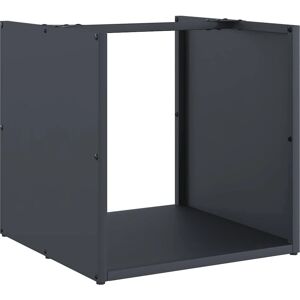 vidaXL Firewood Rack - 40x40x40 Steel Anthracite - Firewood Storage vidaXL Firewood Rack - 40x40x40 Steel Anthracite - Firewood Storage