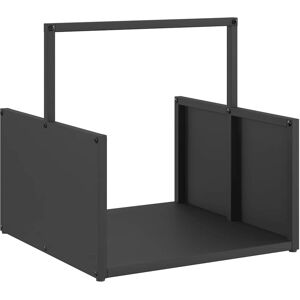 vidaXL Firewood Rack Black 40x40x40 - Firewood Rack vidaXL Firewood Rack Black 40x40x40 - Firewood Rack