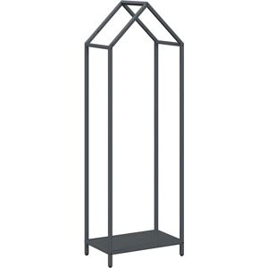 vidaXL Firewood Rack Anthracite - 40x25x120 cm - Steel - Firewood Storage vidaXL Firewood Rack Anthracite - 40x25x120 cm - Steel - Firewood Storage