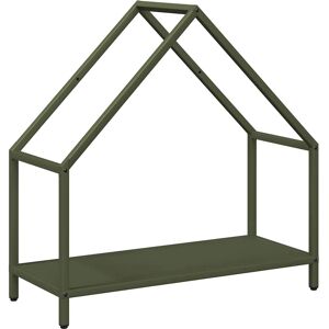 vidaXL Firewood Rack - 60x25x60 cm - Steel - Green - Firewood Rack vidaXL Firewood Rack - 60x25x60 cm - Steel - Green - Firewood Rack