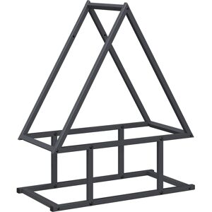 vidaXL Firewood Rack - Cold Rolled Steel - 50x25x60 cm - Firewood Rack vidaXL Firewood Rack - Cold Rolled Steel - 50x25x60 cm - Firewood Rack