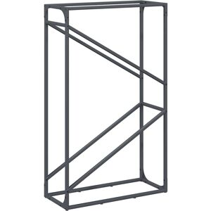 vidaXL Firewood Rack - Cold Rolled Steel Anthracite 60x25x100 cm vidaXL Firewood Rack - Cold Rolled Steel Anthracite 60x25x100 cm