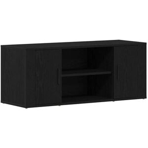Vidaxl - TV Cabinet Negro Roble 100x35x40 cm Madera - TV Cabinet Vidaxl - TV Cabinet Negro Roble 100x35x40 cm Madera - TV Cabinet