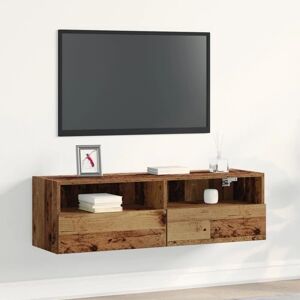 Vidaxl Meuble TV en Bois Rustique 100x30x30 cm - Publicité Vidaxl Meuble TV en Bois Rustique 100x30x30 cm - Publicité