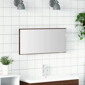 vidaXL Wandmontiertes Badspiegel-Schrank mit LED-Licht - Badezimmermöbel vidaXL Wandmontiertes Badspiegel-Schrank mit LED-Licht - Badezimmermöbel