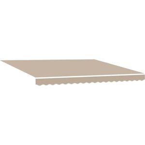 vidaXL 400x300 cm Manual Retractable Awning Beige - Awning vidaXL 400x300 cm Manual Retractable Awning Beige - Awning