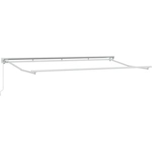 Vidaxl 4x2m Manual Retractable Aluminum Awning - Outdoor Shade Vidaxl 4x2m Manual Retractable Aluminum Awning - Outdoor Shade