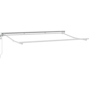 Vidaxl 3.5x2m Electric Retractable Metal Awning - Awning Vidaxl 3.5x2m Electric Retractable Metal Awning - Awning