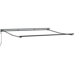 Vidaxl Aluminum Retractable Awning - 4x3 m - Rectangular Outdoor Shade Vidaxl Aluminum Retractable Awning - 4x3 m - Rectangular Outdoor Shade