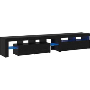 vidaXL TV Stand 2 pcs with LED RGB lights - Modern Storage vidaXL TV Stand 2 pcs with LED RGB lights - Modern Storage