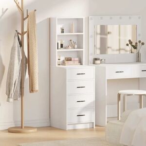 vidaXL Weiß Rechteckiger Hochschrank vidaXL Weiß Rechteckiger Hochschrank